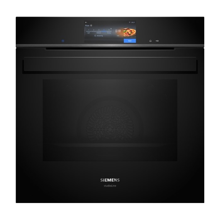 Siemens HS958GED1 iQ700, Einbau-Dampfbackofen, 60 x 60 cm, Schwarz, Edelstahl - StudioLine