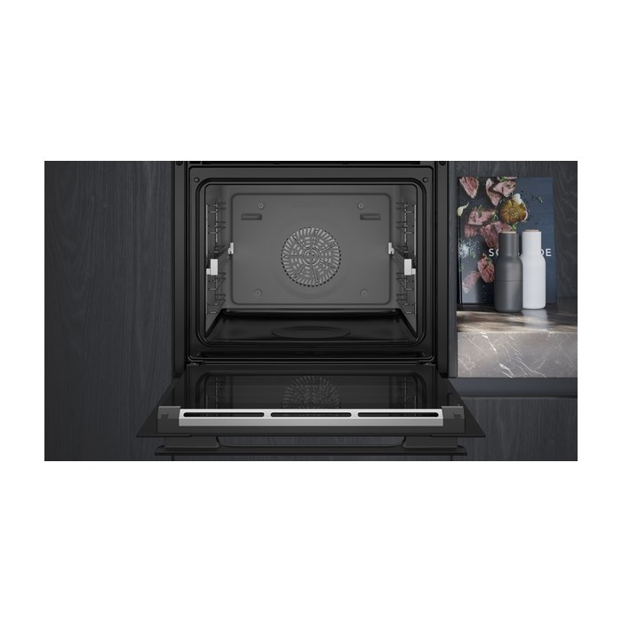 Siemens HS958GED1 iQ700, Einbau-Dampfbackofen, 60 x 60 cm, Schwarz, Edelstahl - StudioLine