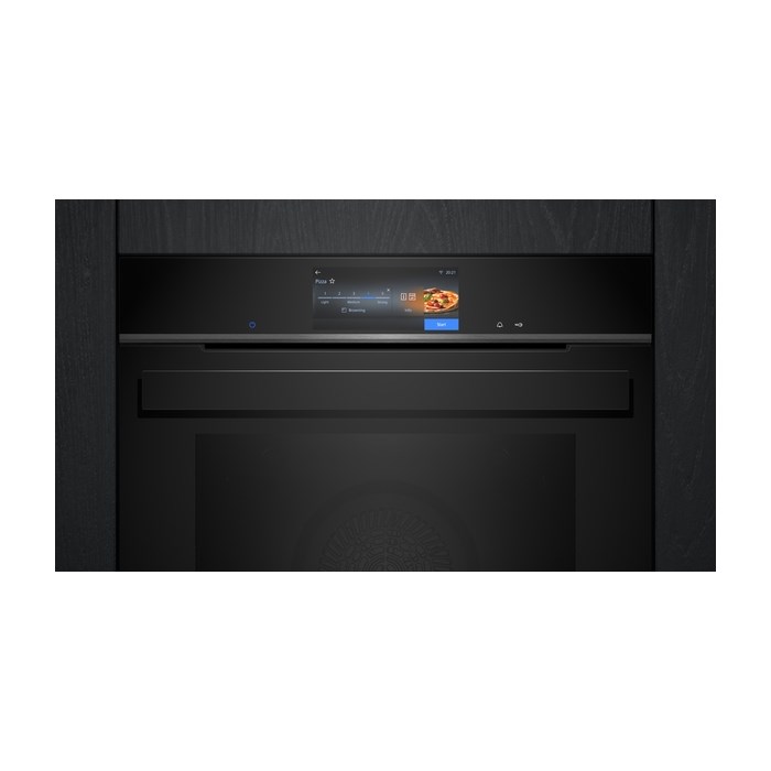 Siemens HS958GED1 iQ700, Einbau-Dampfbackofen, 60 x 60 cm, Schwarz, Edelstahl - StudioLine