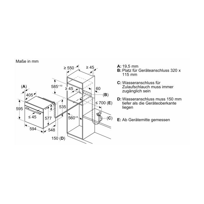 Siemens HS958GED1 iQ700, Einbau-Dampfbackofen, 60 x 60 cm, Schwarz, Edelstahl - StudioLine