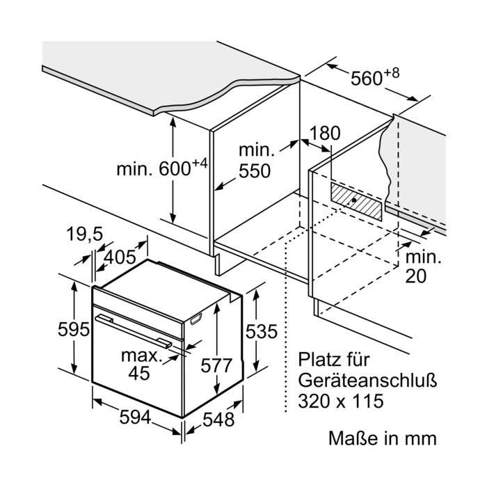 Siemens HM976GMB1 iQ700, Einbau-Backofen mit Mikrowellenfunktion, 60x60 cm - StudioLine