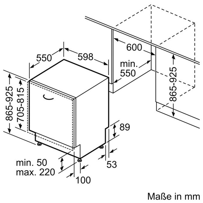 Siemens SX95E802BE iQ500, Vollintegrierter Geschirrspüler, 60 cm, XXL - StudioLine