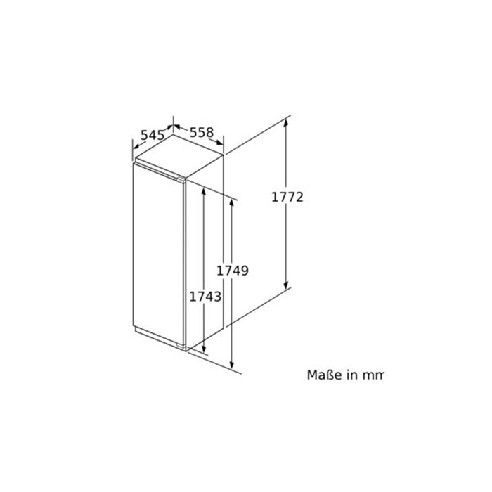 Siemens KI81RSDE0 iQ500, Einbau-Kühlschrank, 177.5 x 56 cm - StudioLine